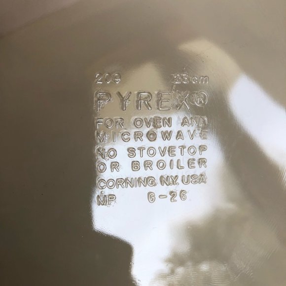 Pyrex 209 Brown Tinted Glass Pie Pan Plate 9” - Picture 6 of 7